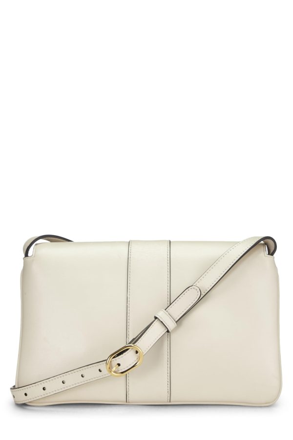 Gucci,  White Leather Arli Shoulder Bag Small, White Sale