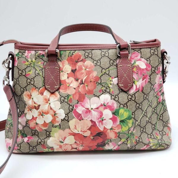 Gucci Supreme Bloom Pink Rose Shoulder Bag on Sale