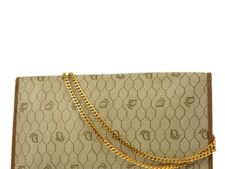 Christian Dior Beige Honeycomb Handbag Hot on Sale