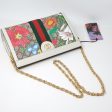 Gucci Ophidia GG Flora White Clutch & Shoulder Bag Hot on Sale