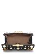 Gucci,  Black Leather Studded Padlock Shoulder Bag Small, Black Online