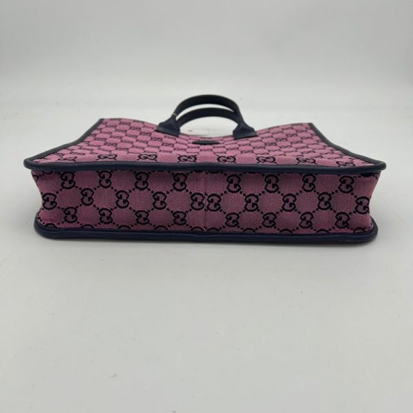 Gucci Monogram Retro Interlocking G Children s Tote - Pink Navy Small Hot on Sale