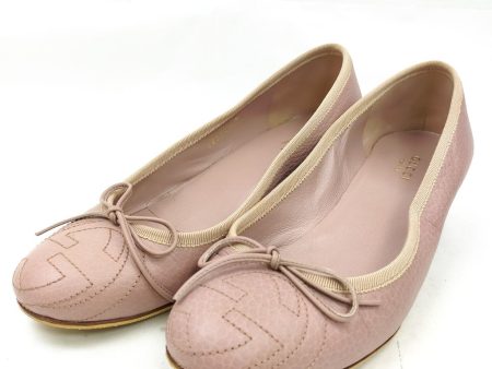 Gucci GG Pumps Women Pinks Leather Shoes Hot on Sale