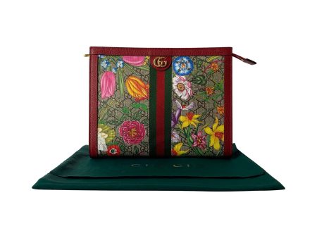 Gucci GG Web Ophidia Floral Toiletry Pouch Fashion