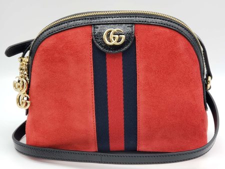 Gucci GG Ophidia GG Suede Leather Shoulder Bag Cheap