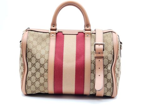 Gucci Vintage Boston Medium Satchel Bag Supply