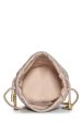 Gucci,  Beige Leather GG Marmont Chain Bucket Bag Small, Beige For Sale