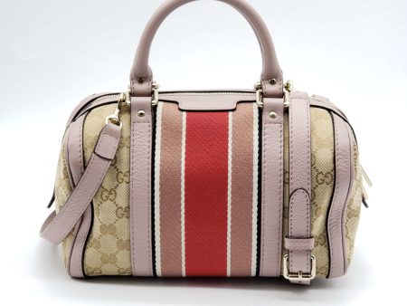 Gucci Canvas Small Vintage Boston Bag Sale