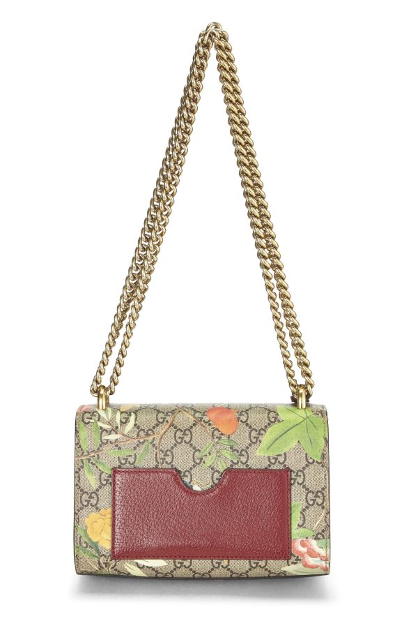 Gucci,  Multicolor GG Supreme Tian Canvas Padlock Shoulder Bag Small, Multi Online now