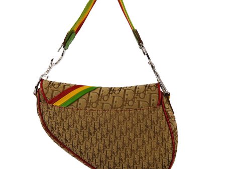 Christian Dior 2004 Rasta Saddle Bag For Discount