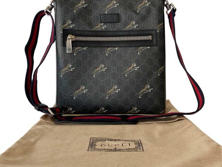 Gucci Bestiary Messenger with Tigers Discount