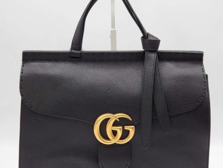 Gucci GG Marmont Large Top Handle Black Brand New on Sale