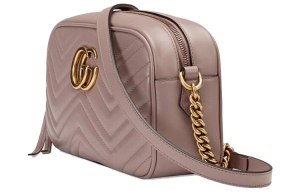 (WMNS) Gucci GG Marmont Small Matelasse Shoulder Bag  Dusty Pink  447632-DTD1T-5729 Sale