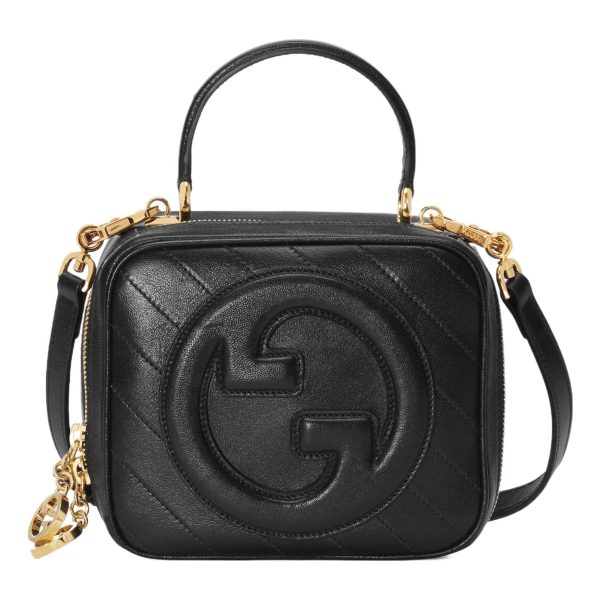 (WMNS) Gucci Blondie Top Handle Bag  Black  744434-1IV0G-1000 Online Hot Sale