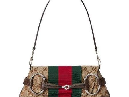 (WMNS) Gucci Horsebit Chain Small Shoulder Bag  Being Ebony  764339-FACM2-8747 Online Hot Sale