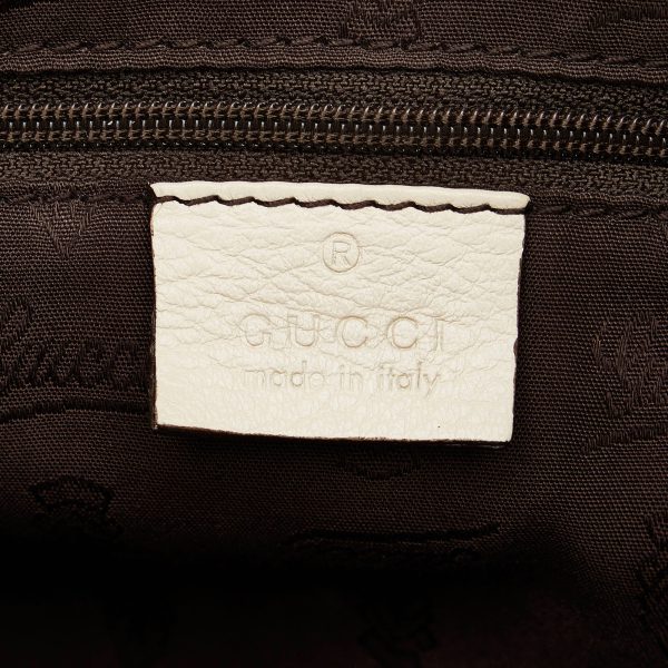 White Gucci Guccissima New Ladies Tote Bag Online now