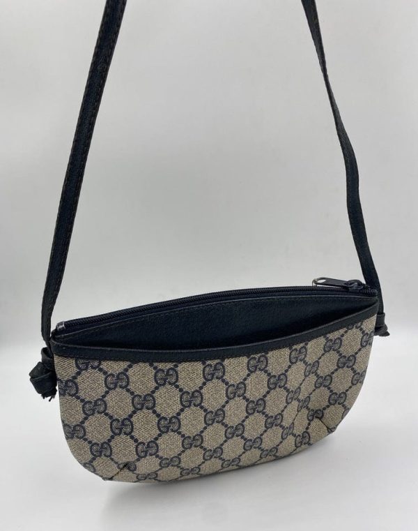 Vintage Gucci Canvas Crossbody Bag Hot on Sale