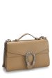 Gucci,  Beige Leather Dionysus Shoulder Bag Small, Brown For Cheap