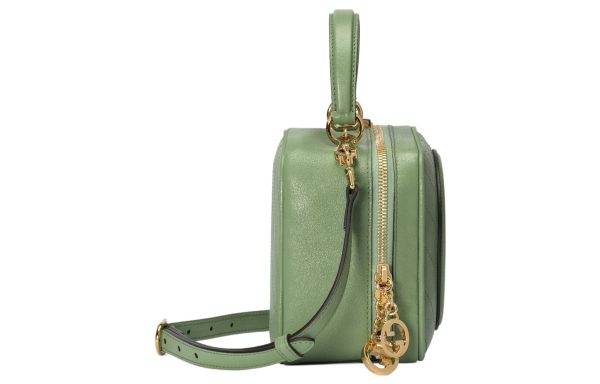 (WMNS) Gucci Blondie Top Handle Bag  Green Soil Grass  744434-1IV0G-3509 Hot on Sale