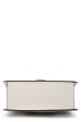 Gucci,  White Embroidered Leather Web Sylvie Mini, White Hot on Sale