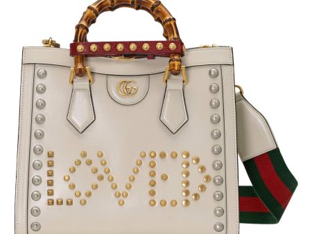 (WMNS) Gucci Lovelight Diana Small Tote Bag  White  702721-AAA30-9046 For Discount