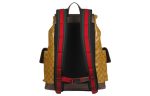 Gucci x adidas Logo backpack schoolbag Brown Yellow 22 495563-UVSHT-7269 For Sale