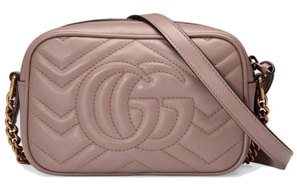 (WMNS) Gucci GG Marmont Matelasse Mini Bag  Rose Antic  448065-DTD1T-5729 Discount