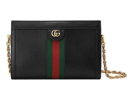 (WMNS) Gucci Leather Ophidia Small Shoulder Bag  Black  503877-DJ2DG-1060 Fashion