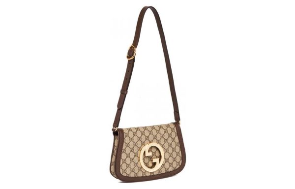 (WMNS) Gucci Blondie Shoulder Bag  Beige Ebony Supreme  699268-K9GSG-8358 Online Hot Sale