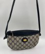 Vintage Gucci Canvas Crossbody Bag Hot on Sale