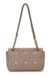 Gucci,  Beige Leather & Faux Pearl GG Marmont Shoulder Bag Small, Beige For Cheap