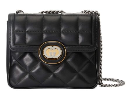 (WMNS) Gucci Deco Mini Shoulder Bag  Black  741457-AAB7A-1000 Fashion