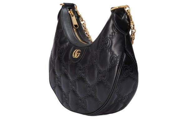 (WMNS) Gucci GG Matelasse Small Shoulder Bag  Black  739709-UM8HG-1046 Online