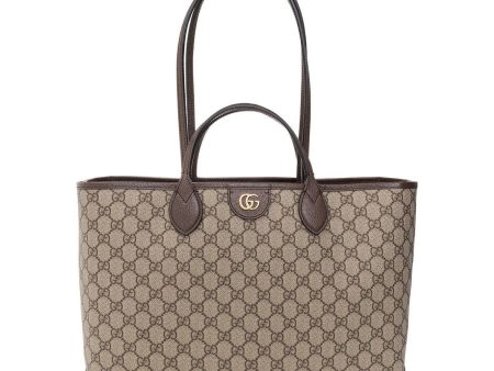 (WMNS) Gucci Ophidia Medium Tote Bag  Beige Ebony  739730-K9GSG-8358 Online Sale