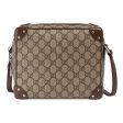 Gucci Leather Detail Shoulder Bag  Beige Ebony  626363-92TDN-8358 on Sale