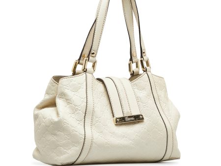 White Gucci Guccissima New Ladies Tote Bag Online now