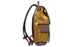 Gucci x adidas Logo backpack schoolbag Brown Yellow 22 495563-UVSHT-7269 For Sale