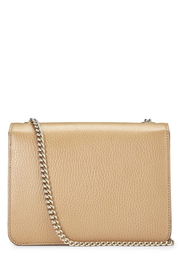 Gucci,  Beige Leather Interlocking Crossbody Small, Beige For Cheap