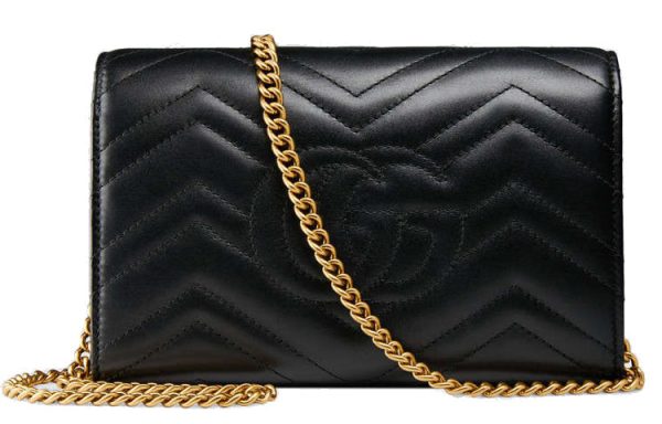 (WMNS) Gucci GG Marmont Matelasse Mini Bag  Black  474575-DRW1T-1000 For Cheap