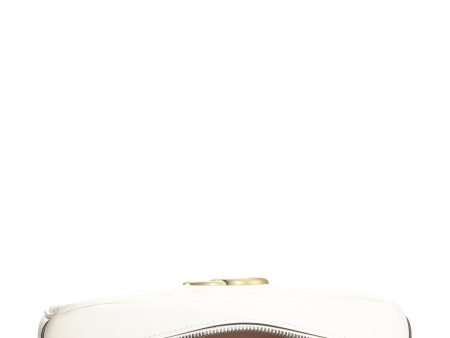 Gucci,  White Leather GG Marmont Crossbody Small, White Hot on Sale