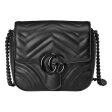 (WMNS) Gucci GG Marmont Matelasse Shoulder Bag  Black  739681-AABS1-1000 For Cheap