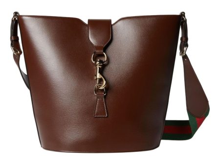 (WMNS) Gucci Medium Bucket Shoulder Bag  Brown Leather  782904-AADDY-2246 on Sale