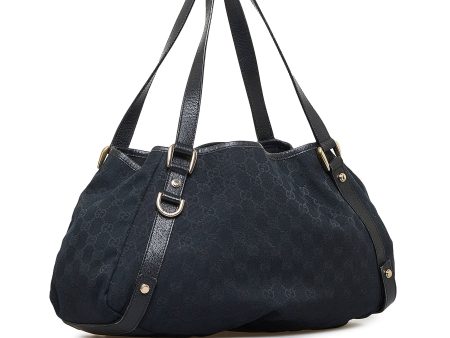 Black Gucci GG Canvas Abbey D-Ring Tote Discount