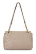 Gucci,  Beige Leather GG Marmont Shoulder Bag, Beige Hot on Sale