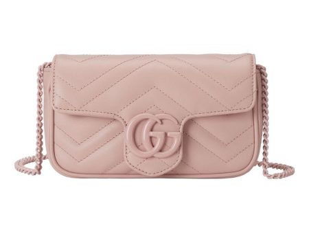 (WMNS) Gucci GG Marmont Super Mini Bag  Light Pink Leather  476433-AACX4-5909 Discount