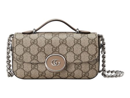 (WMNS) Gucci Petite GG Mini Bag  Beige Ebony  760194-92TIG-9770 For Discount