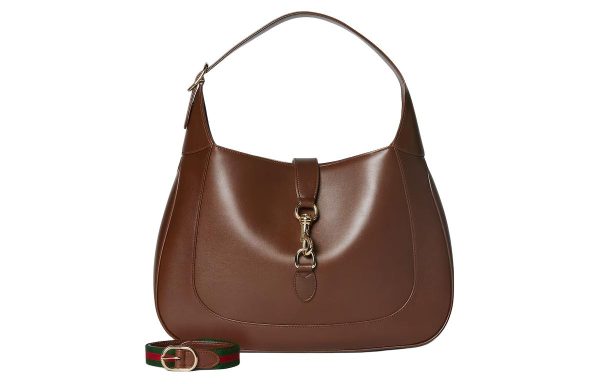 (WMNS) Gucci Jackie Medium Shoulder Bag  Brown  782879-AADDX-2246 Online Sale