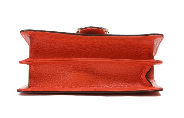 (WMNS) Gucci Leather Organ Crossbody Bag Single Shoulder Bag Orange 510304-CAO0G-7527 Sale