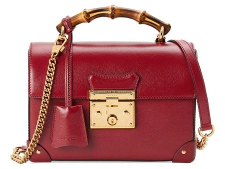 (WMNS) Gucci Padlock Small-Sized Single-Shoulder Bag Red 603221-1DBRG-6438 on Sale