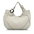 White Gucci Large Guccissima Charlotte Tote Online now